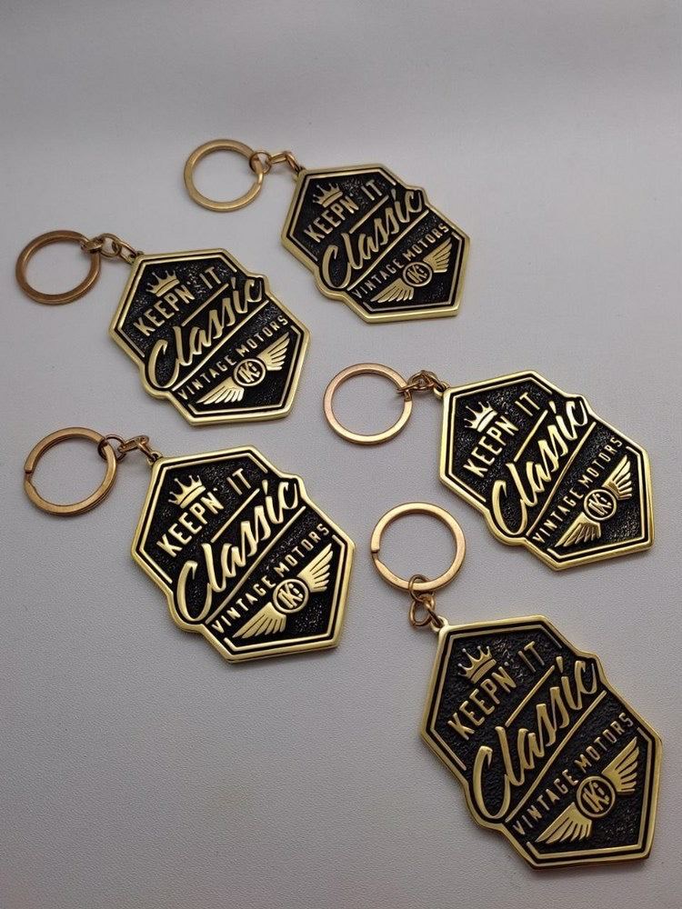 KiC Vintage Brass Keychain
