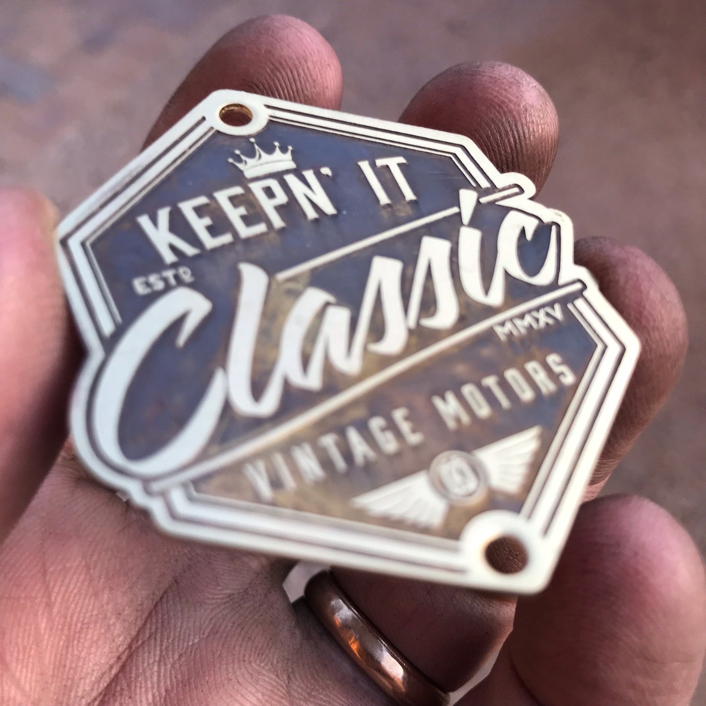 Vintage KiC Asset Tags
