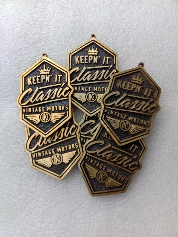 KiC Vintage Brass Keychain