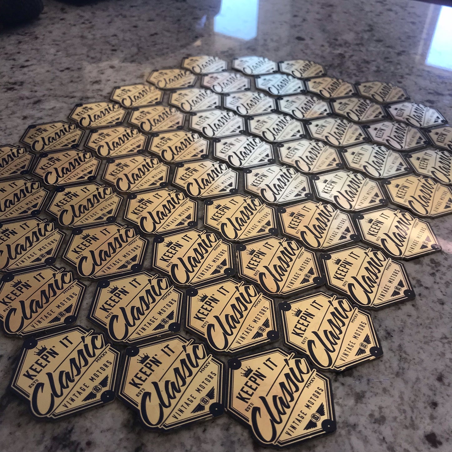 Vintage KiC Asset Tags