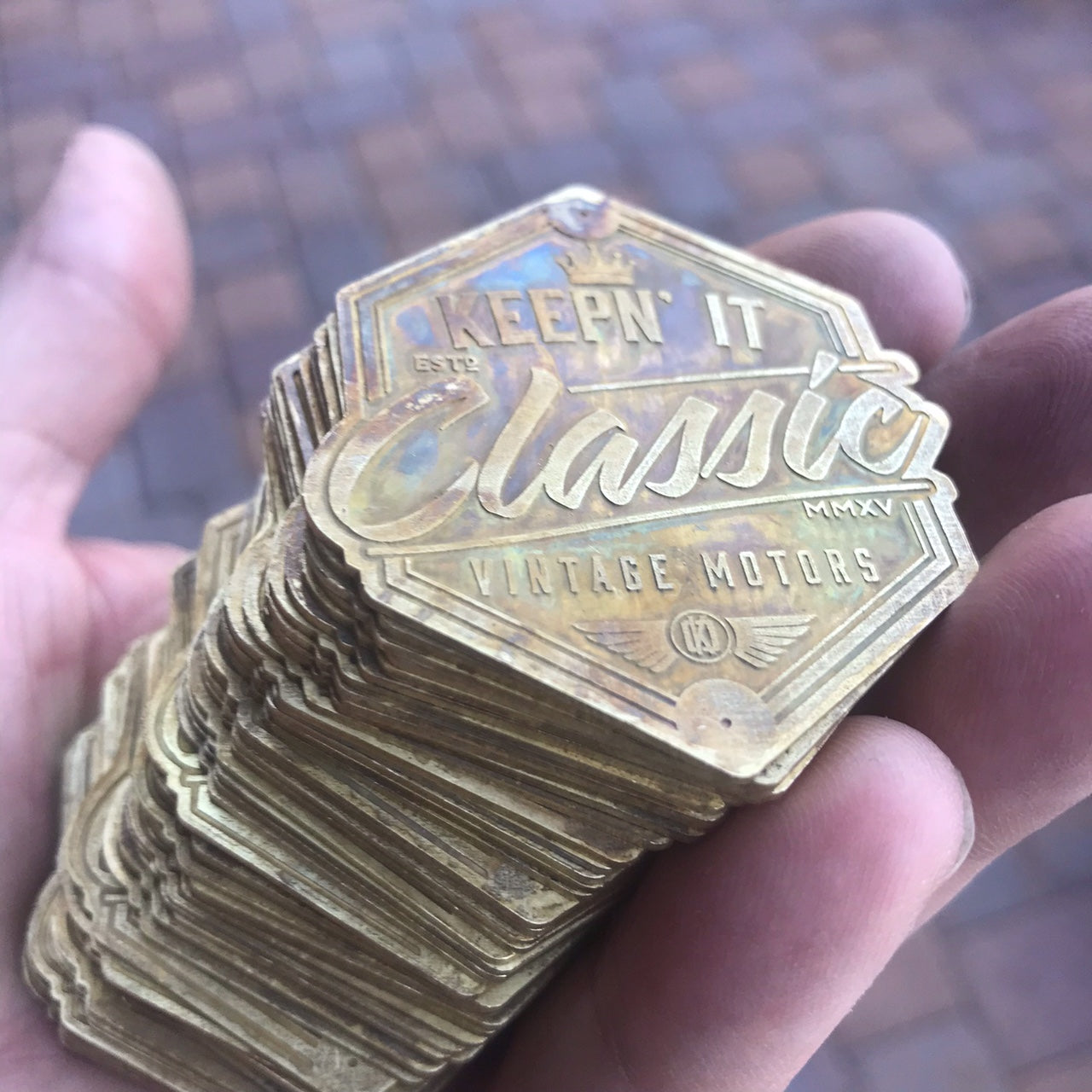 Vintage KiC Asset Tags